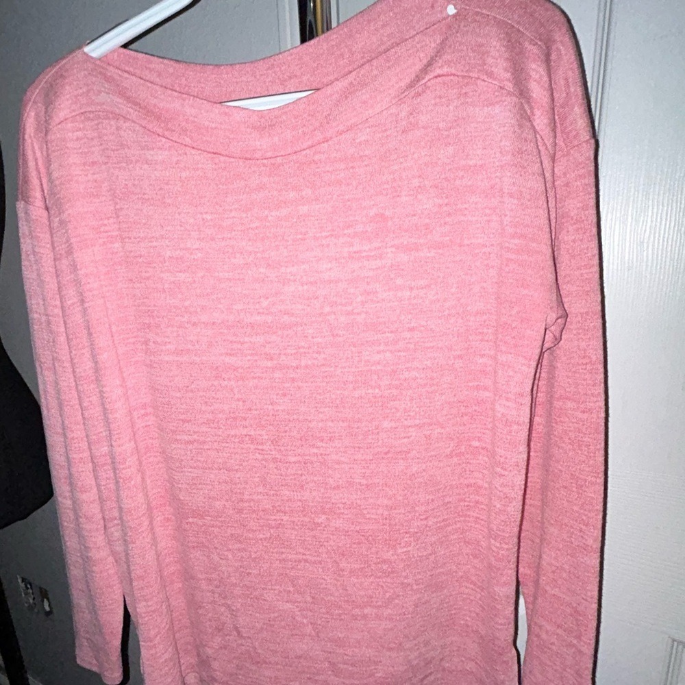 LOFT - Pink Boatneck Tunic Sweater Size XS